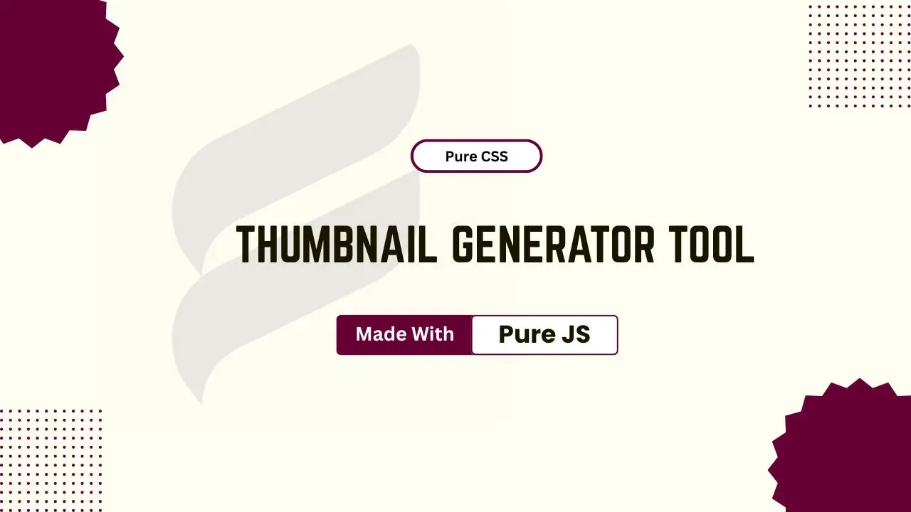 Create a Generator Tool Using HTML, CSS & JavaScript